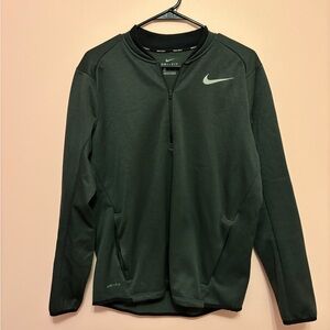 Men’s Nike Golf Dark Gray Half-Zip | Side Pockets